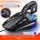 G10 USB Wired Macro Programming Gaming Mouse Colorful Water-Cooled Light 7200 DPI with LED Backlight 3