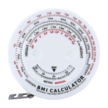 Nastro di misurazione della vita rotondo per il test BMI compatibile con le misurazioni del corpo per mantenere un corpo sano