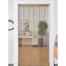 Dww-Sparkling String Curtains 100x200cm, Noble Gold Drapery Drops Lantern Chain Elegance for Studio Window Wall Door Wedding Party