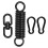 Adjustable Spring Suspensions with Torsion Hooks compatible with Durable Swing and Rocking Chairs 1