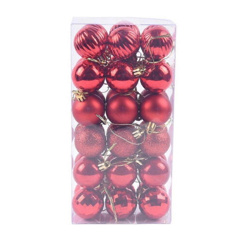 Décorations de Noël incassables, ensemble de boules de Noël neuves 2