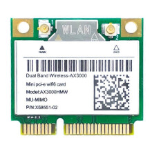 AX200 AX3000HMW Network Card Mini PCI-E WiFi 6 Wireless Adapter 2.4G/5G Bluetooth 5.1 WiFi Card 802.