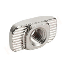 50 tuercas de aluminio tipo T, conectores de aluminio compatibles con impresoras 3D de perfil industrial 2020.