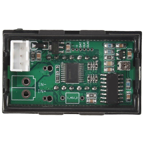 Voltímetro digital com display LED de 0,56 polegadas, 5 bits, DC 0-33.000V.