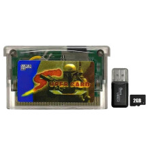 compatible with Supercard Card+2GB Memory Card Mini Card Adapter compatible with SP GBM Lite Burning Card Game