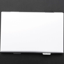 Custodia in alluminio per schede di memoria, compatibile con 24 schede TF e Micro-SD, colore casuale.