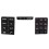 Car Center Console CD Panel Multimedia Button Stickers kompatibel mit W218 2014-2017 GLA X156 2013-2016 1