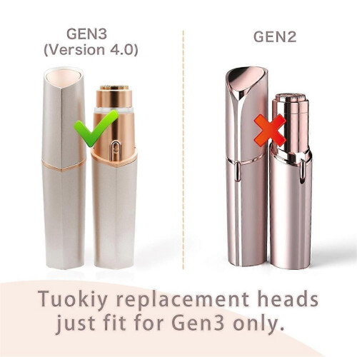 Generation 3 Replacement Heads compatible with Hair Remover Double Precision Replacement 1