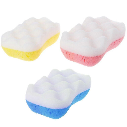 Comcompatible withtable Body Exfoliating Sponge with Shower Massage and Bathing Brush