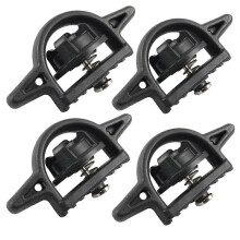 Bed Cleat Tie Down Anchor compatible with Truck Bed Rail System 4pcs compatible with 2005-2024 Toyota Tacoma Tundra Cargo Be