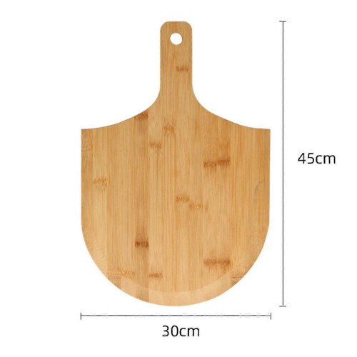 Bamboo Pizza Peel Baking Tool Wooden Pizza Cutting Board with Comcompatible withtable Handle Pizza Peeling Cutti 1