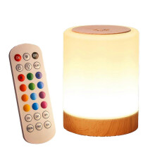 Kids Night Light compatible with Bedroom,LED Bedside Touch Lamp with Remote Control,13Colors Changing,USB Rechar