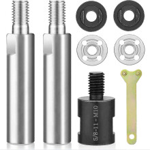 Angle Grinder Extension Pole,M10 Thread Polisher Adapter Pole, Grinder Extension compatible with 100 Type Angle
