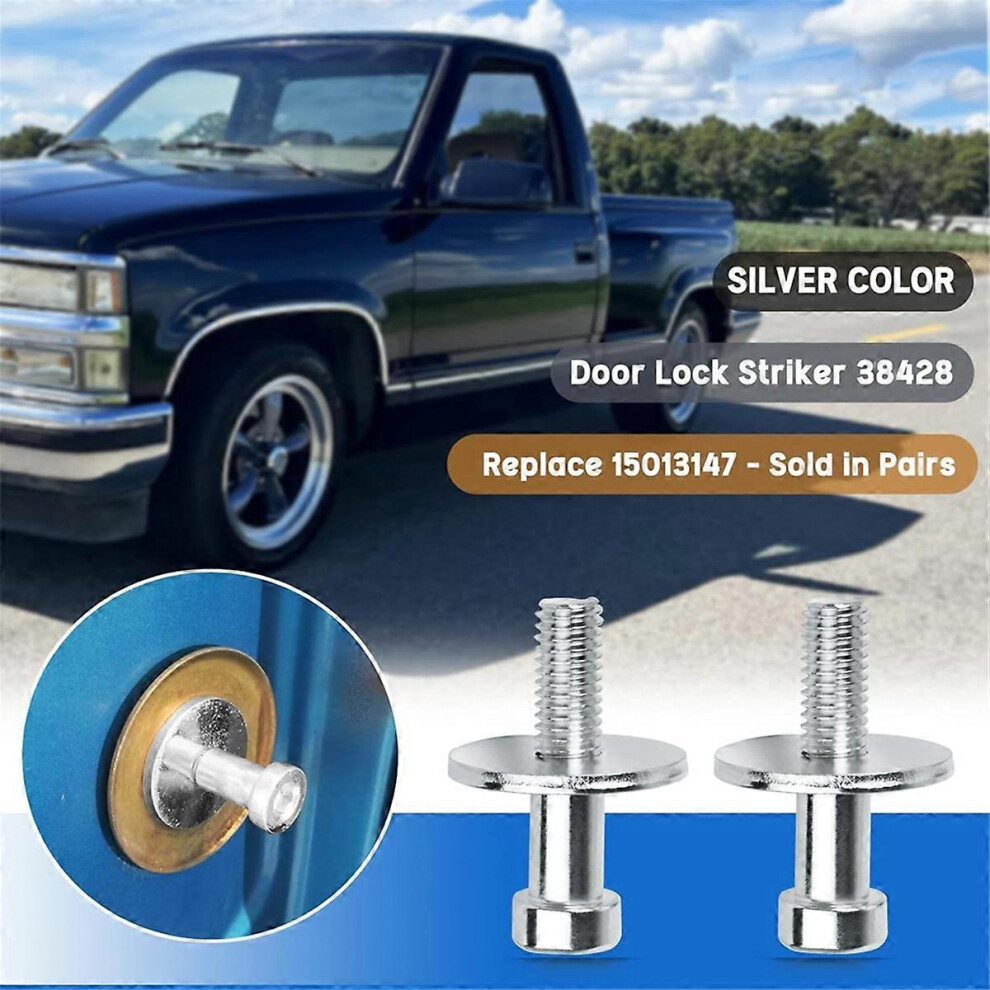 Door Lock Striker 38428 Compatible With Chevrolet K1500 K2500 K3500 Gmc C1500 C2500 C3500 Yukon Truck Door Latch 3519929170468