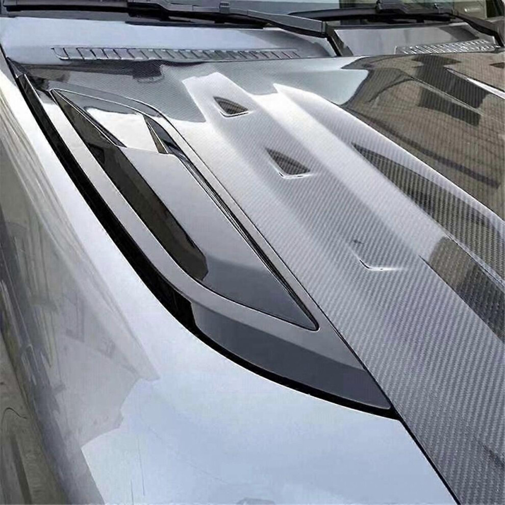 Engine Hood Exhaust Side Trim Decorative Cover Hood Vent Hood Intake Grille Compatible With Land Rover Defender 3265173052134