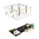 compatible with Raspberry Pi 5 Case + HDMI-Compatible to HD Adapter Board Support Dual 4K Output Expansion Board 1