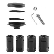 Compatibel met AirTag fietshouder, antidiefstal fietshouder voor de voorkant van de fiets, compatibel met Down Tube Stem Mount.