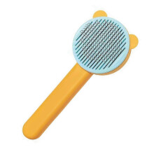 Dog Brush with Steel Needles, Long Handle, Ball Head, 60 Bevel compatible with Pet Grooming