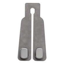 Gancho duplo para encosto de banco de carro, resistente ao desgaste, compatível com SUVs, caminhonetes e outros veículos.
