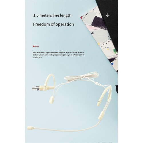 Earhook Microphone Amplifier 3 Pin Wired Headset Mini Headset Loudspeaker compatible with Cell Phone & Computer 1