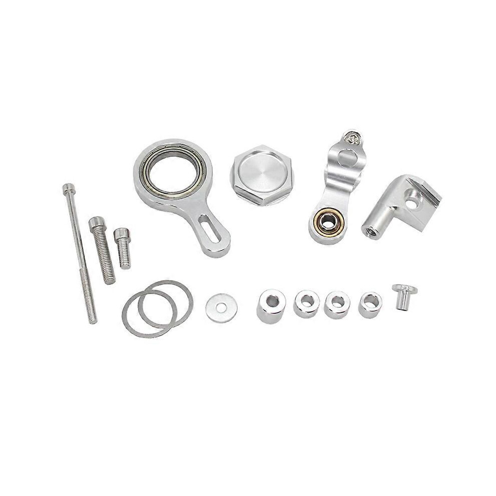 Motorcycle Steering Stabilizer Damper Mounting Support Bracket Kit Compatible With Yzf R1 2002-2017 Yzf R6 2006- 3799065877548