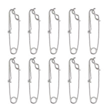 Clipe de pesca com engate rápido, clipe longo para linha de pesca em aço inoxidável, conector para pesca marítima.