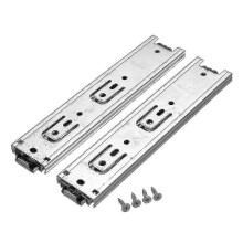 2pcs 20cm Drawer Slider Runner Close Slides Ball Bearing Rail Cabinet Hardware--