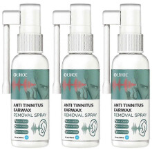 (3PCs)Anti-Tinnitus Earwax Removal Spray Multi-purpose Anti Cochlear Blockage Removal Liquid for Men Women
