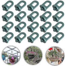 50 stuks tuinklemmen/kassenhangers/plantenklemmen/plantenclips/bevestigingsset voor in de tuin