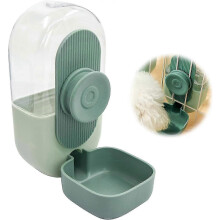 Distributore automatico d'acqua per animali domestici - Ciotola sospesa da 0,8 litri compatibile con cani e gatti, verde menta