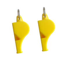 Set van 2 stuks plastic veiligheidssignalen, geschikt voor gebruik op het water, tijdens kamperen, wandelen, jagen en andere activiteiten.