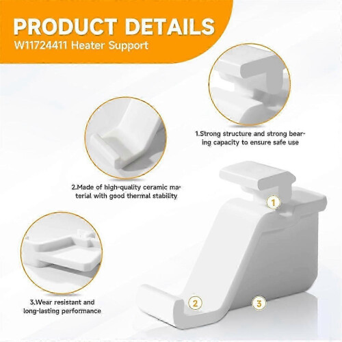 Microwave Grill Heater Support Bracket Replacement Part compatible with Major Brands 1