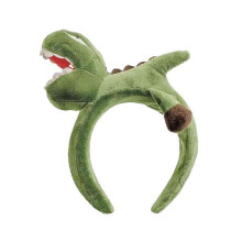 Elastico per capelli con simpatico dinosauro dei cartoni animati, tendenza moda, fermaglio per capelli, copricapo compatibile con le ragazze