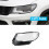 Capa da lente do farol esquerdo do carro, farol dianteiro compatível com Compass 20 2