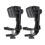 Drum Microphone Clips Adjustable Plastic Shockproof Drum Mic Holder Practical Rim Mount Clamp Holder (1 Pair, Black) 1