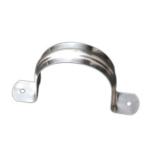 50/100 Stück Edelstahl 2-Loch Heavy-Duty Rohrklammern 20mm Hartrohr-Kabelkanal-Befestigungsbänder