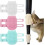 Brosse à chatouiller pour chats - Outil de toilettage rose 1