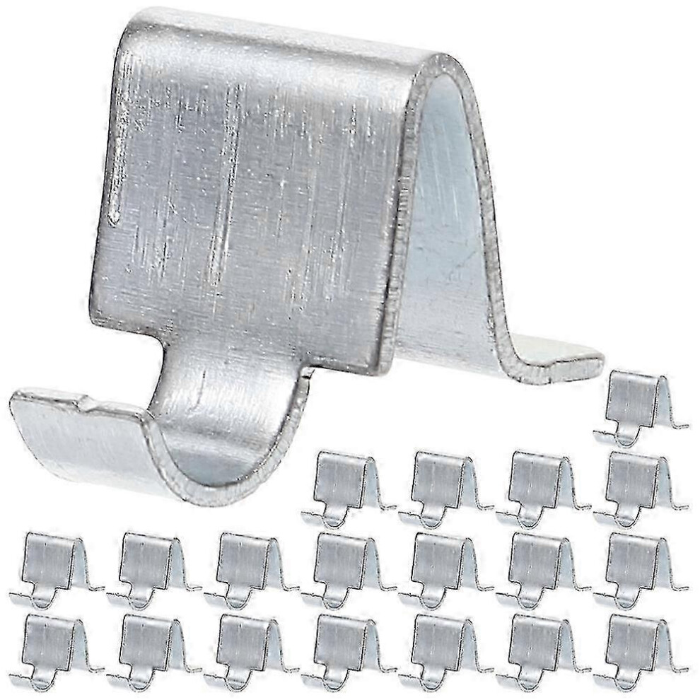 20Pcs Heavy Duty Shelf Support Clamps Compatible With File Cabinet, Metal Shelf Brackets Clips Organizer 3435990603516