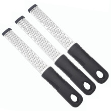 Zester & Grater Set of 2 - Premium Stainless Steel Kitchen Tools compatible with Lemon, Cheese, Garlic, Ginger, Nutmeg, Chocolate & More