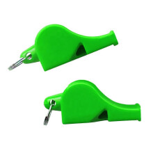 Set van 2 stuks plastic veiligheidssignalen, geschikt voor gebruik op het water, tijdens kamperen, wandelen, jagen en andere activiteiten.