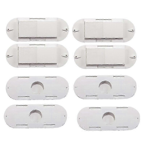 8PCS White Beekeeping Porter Bee Escapes Plastic Hive Tools Beekeeper Equipment