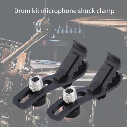 2/4Pcs Microphone Drum Mount Clamp Shockproof Drum Microphone Securing Clip Musical Instrument Supplies Enduring 2