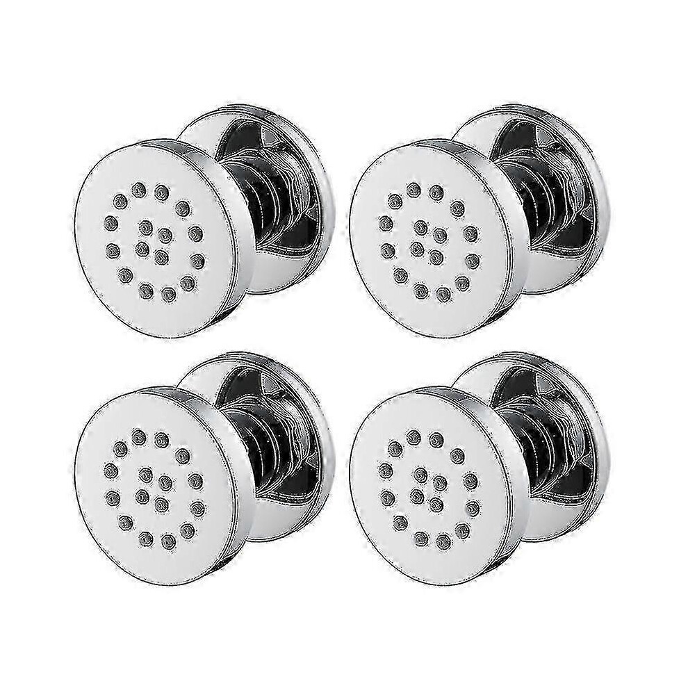 4-Piece Chrome Spa Shower Head Set With Body Jets & Rain Massage 3279495565043