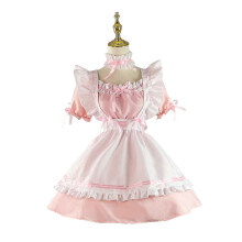 Anime French Maid Dress Cute Maid Cosplay Dress for Halloween Maid Costume Outfit Set