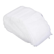 Lot de 1000 sachets de thé parfumés vides (5 x 7 cm) avec fermeture à ficelle et filtres, compatibles avec les thés en vrac.