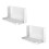 Small Floating Shelf compatible with Wall, Foldable Bathroom Shelf Wall Mount, Bedside Shelf compatible with Phone, Remote 1