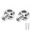 Σφιγκτήρας τιμονιού 25 χιλιοστών CNC Riser Lift Universal Round Head συμβατός με μοτοσικλέτες 1