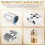 Compatível com o kit hotend Neo V2 Neo Max Neo, bloco de aquecimento e termistor, compatível com impressoras 3D. 5