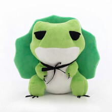 JUSCH Green Frog Plush Stuffed Animal, Super Cute Toy Christmas Birthday Gifts for Boys Girls Kids Toddlers Children, 6"