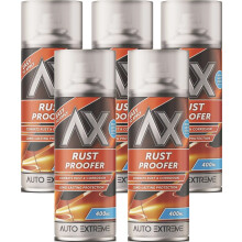 5 x 400ml Rust Proofer Spray Protection Prevents Remover Proof Car